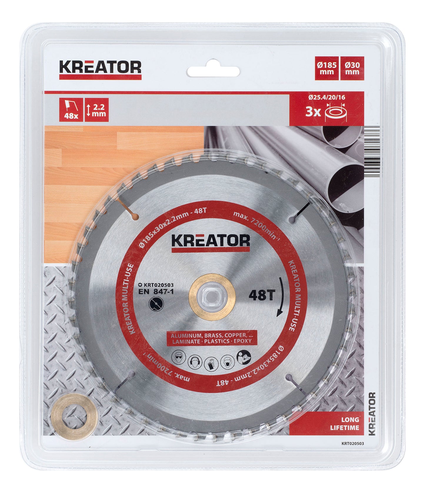 Kreator - Saw Blade - Multi-use - Ø185mm - 48T