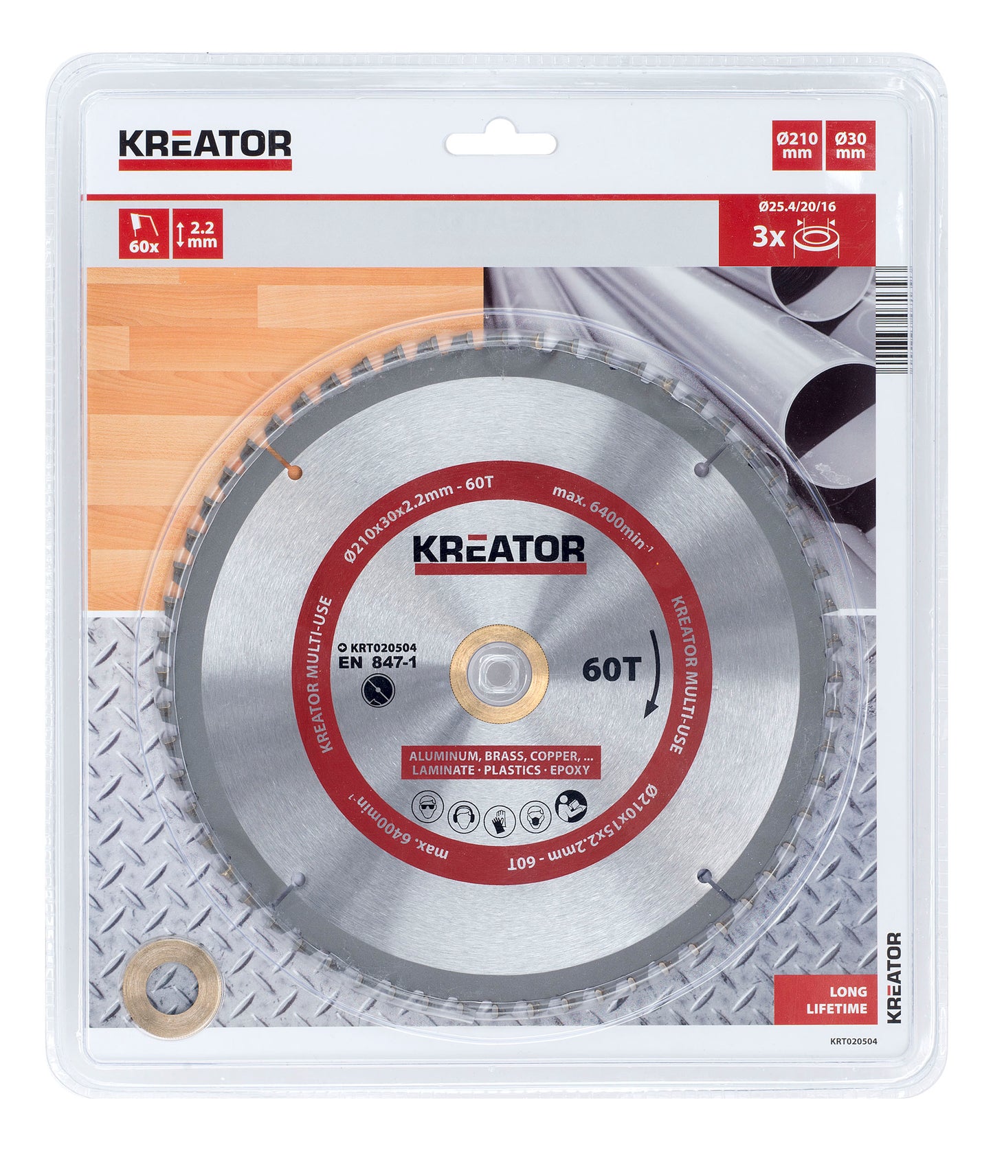 Kreator - Saw Blade - Multi-use - Ø210mm - 60T