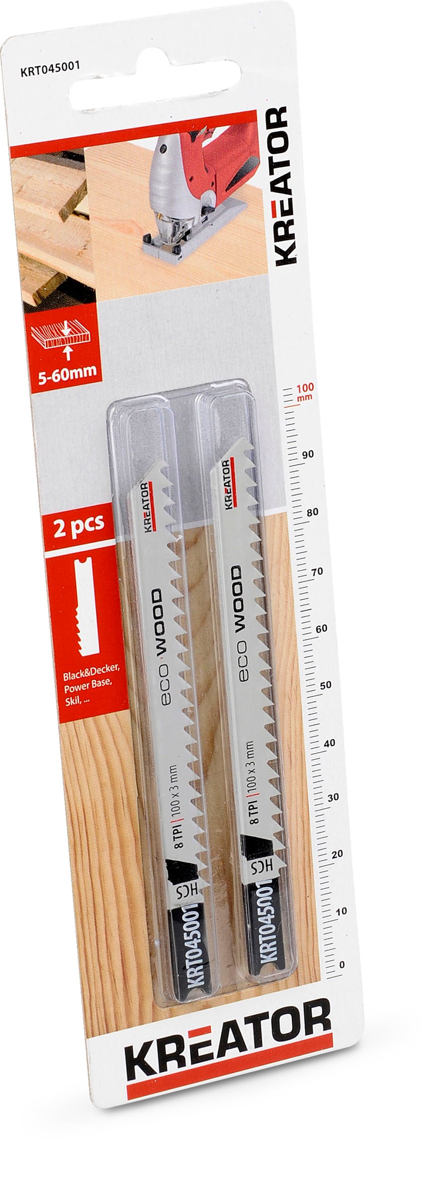Kreator - Jigsaw Blade - Eco Wood - 2BD