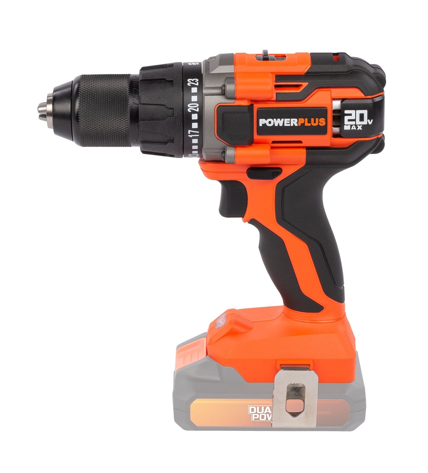 Dual Power - 20V Cordless Drill/Screwdriver - Orange (unit only)