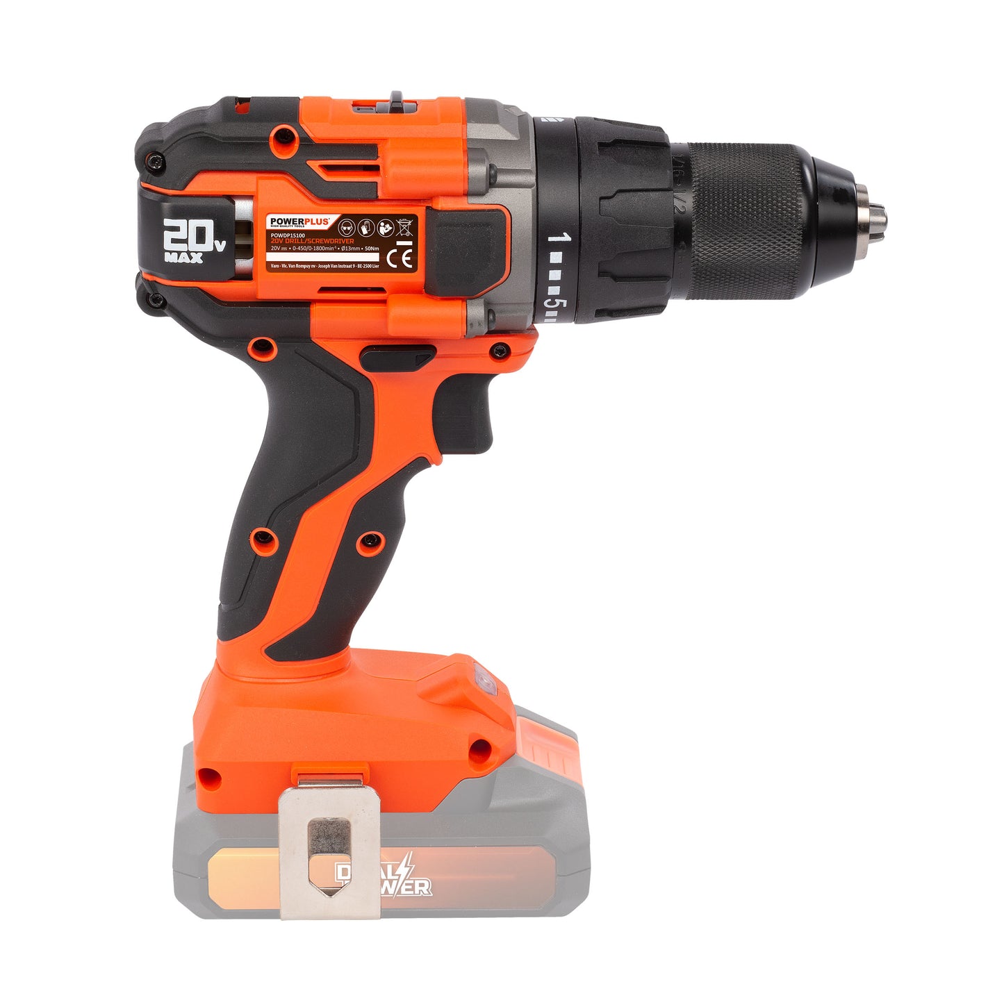 Dual Power - 20V Cordless Drill/Screwdriver - Orange (unit only)
