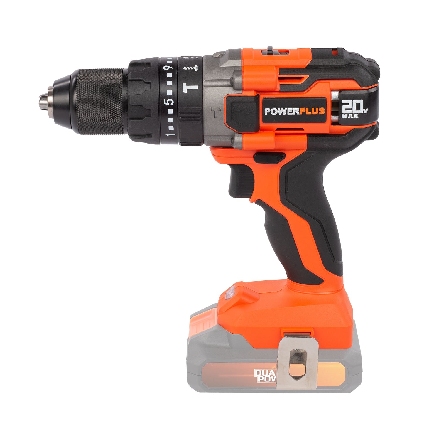 Dual Power - 20V Cordless Impact Drill - Orange (unit only)