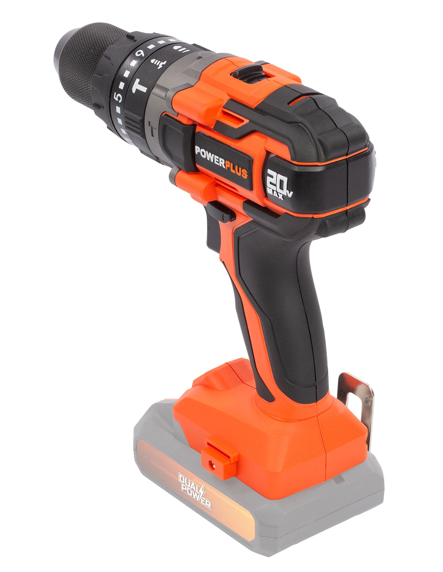 Dual Power - 20V Cordless Impact Drill - Orange (unit only)