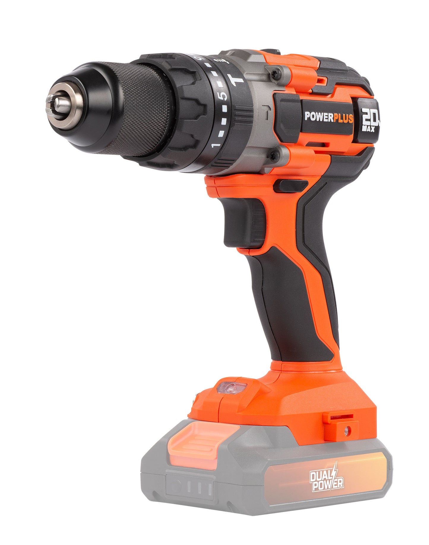Dual Power - 20V Cordless Impact Drill - Orange (unit only)
