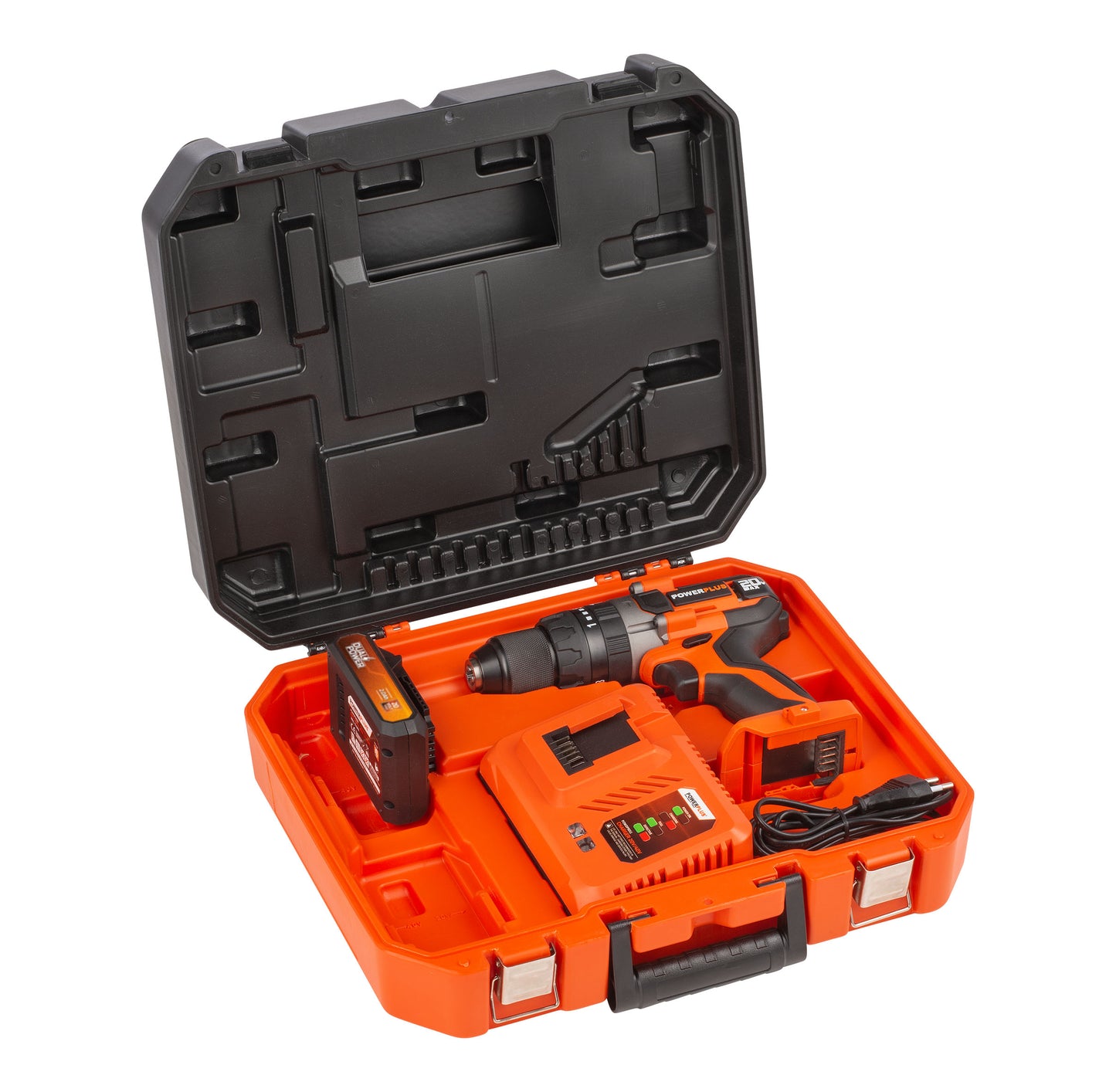 Dual Power- 20V Impact Drill/Screwdriver Set - Orange
