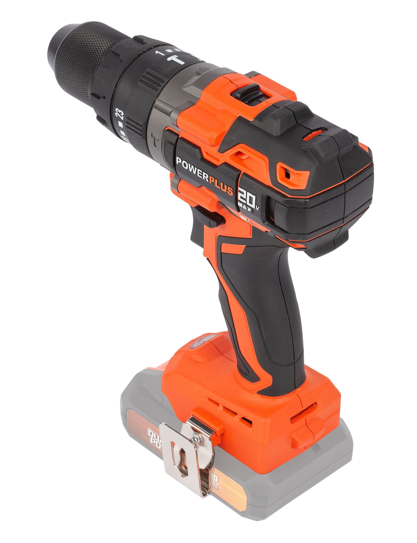 Dual Power - 20V Cordless Impact Drill Brushless - Orange (unit only)