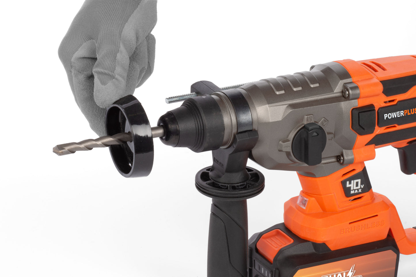 Dual Power - 40V Cordless Hammer Drill Brushless - 4 Functions(unit only)