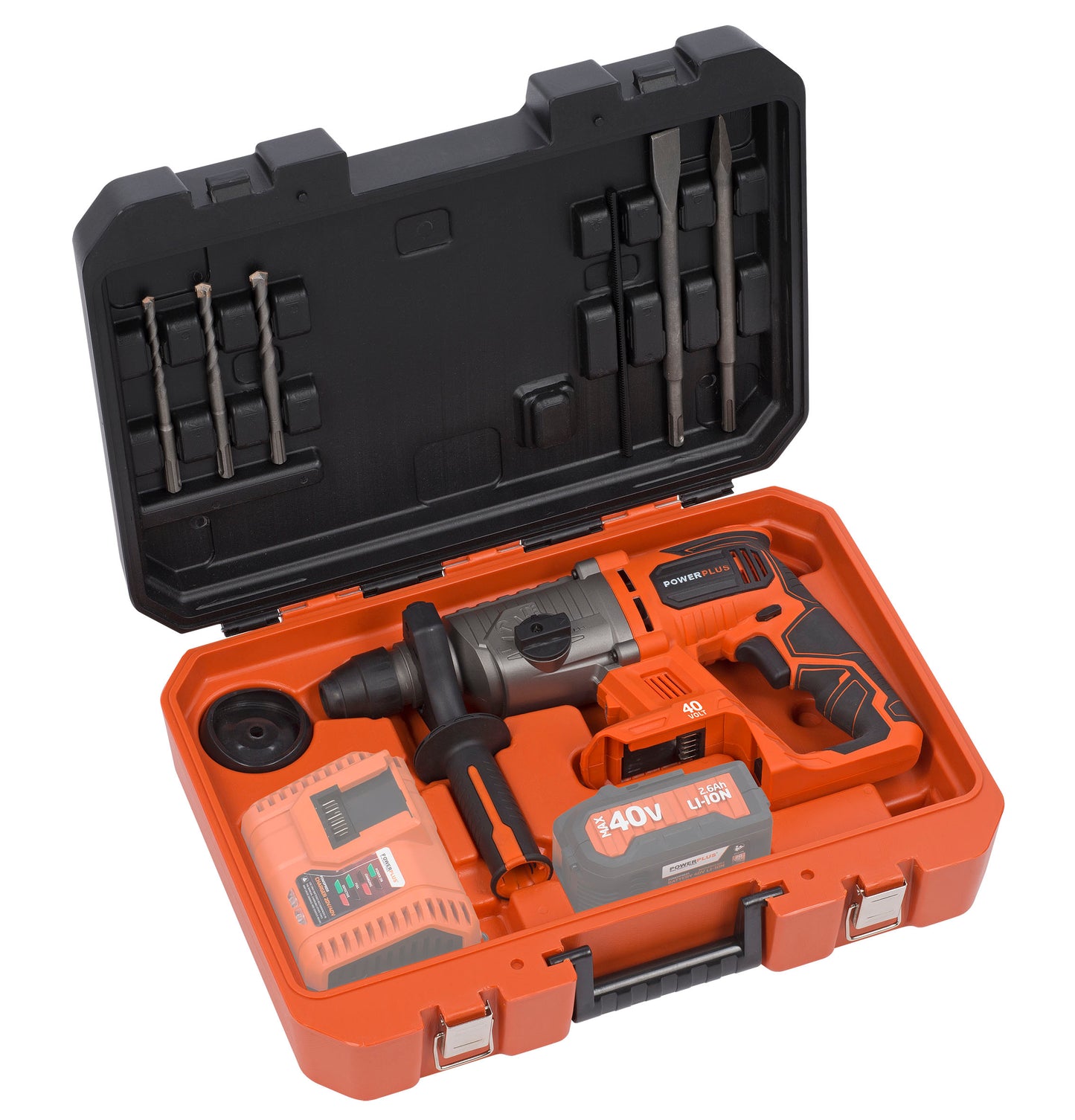 Dual Power - 40V Cordless Hammer Drill - 4 Functions (unit only)