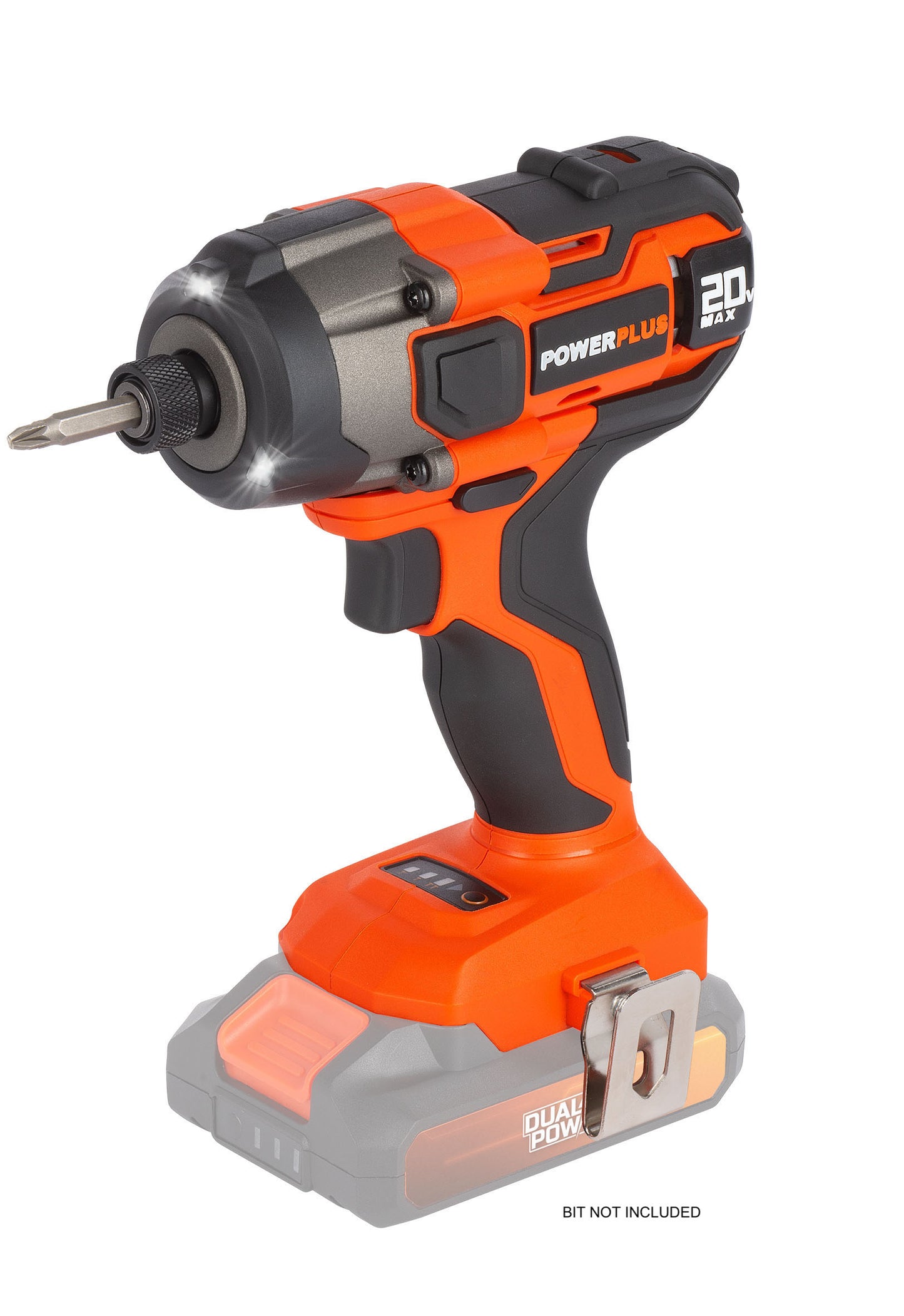 Dual Power - 20V Cordless Impact Screwdriver - Orange (unit only)