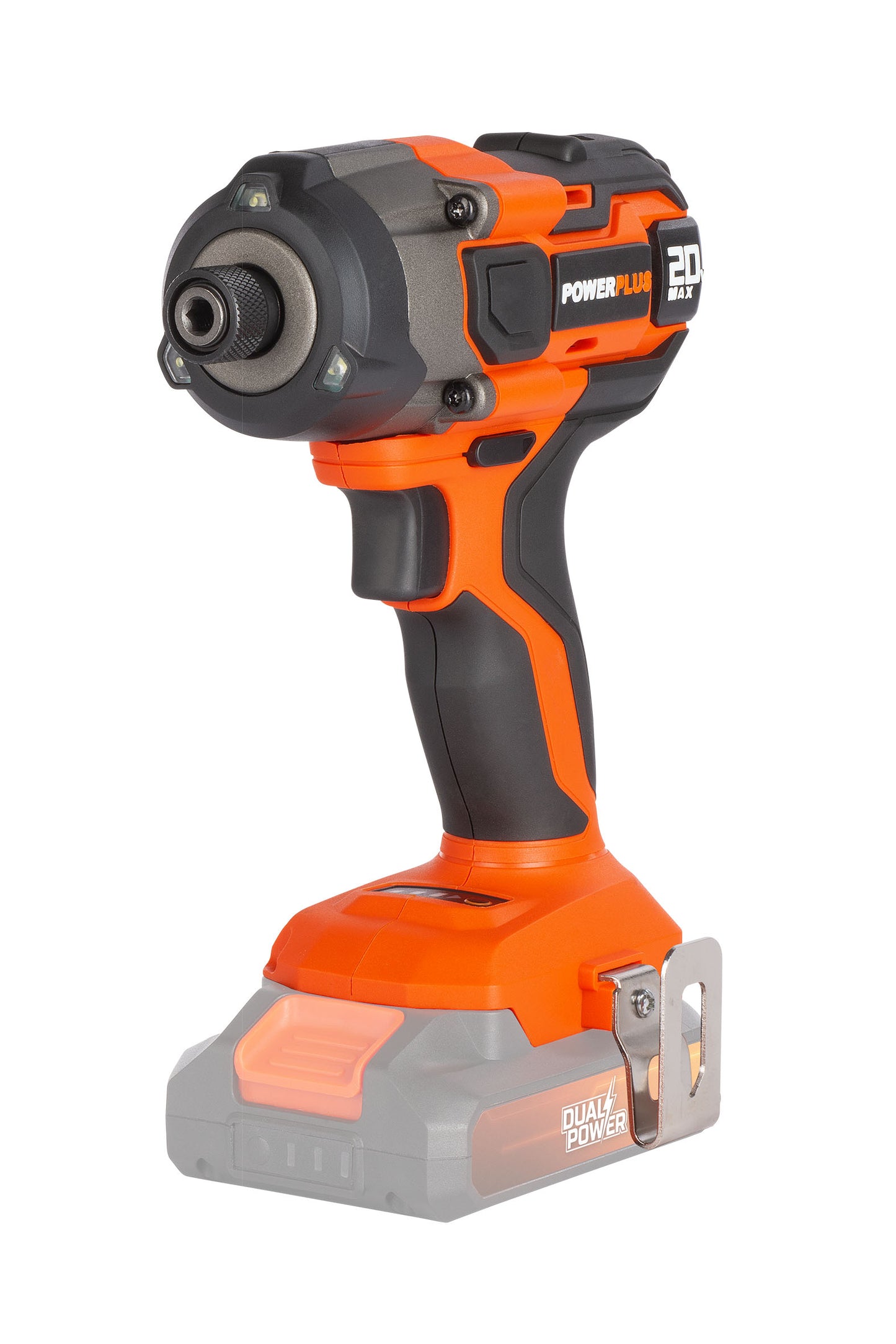 Dual Power - 20V Cordless Impact Screwdriver - Orange (unit only)