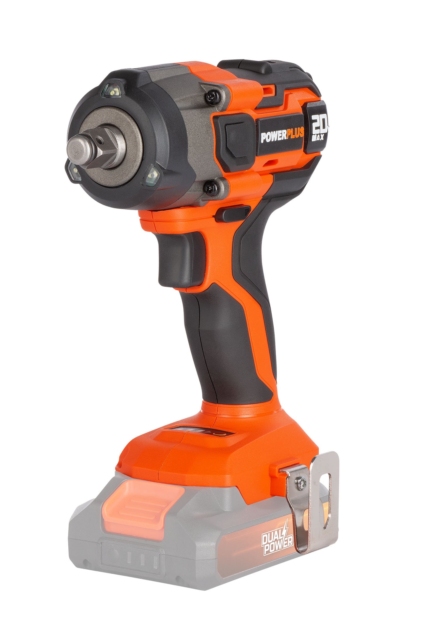 Dual Power - 20V Cordless Impact Wrench - Orange (unit only)