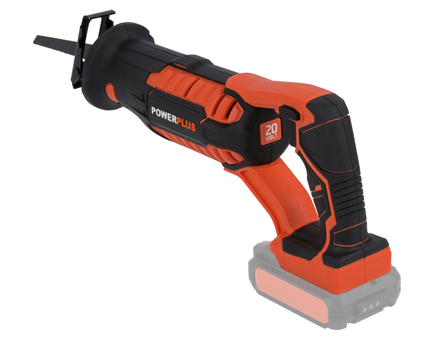 Dual Power - 20V Cordless Reciprocating Saw - Orange (unit only)