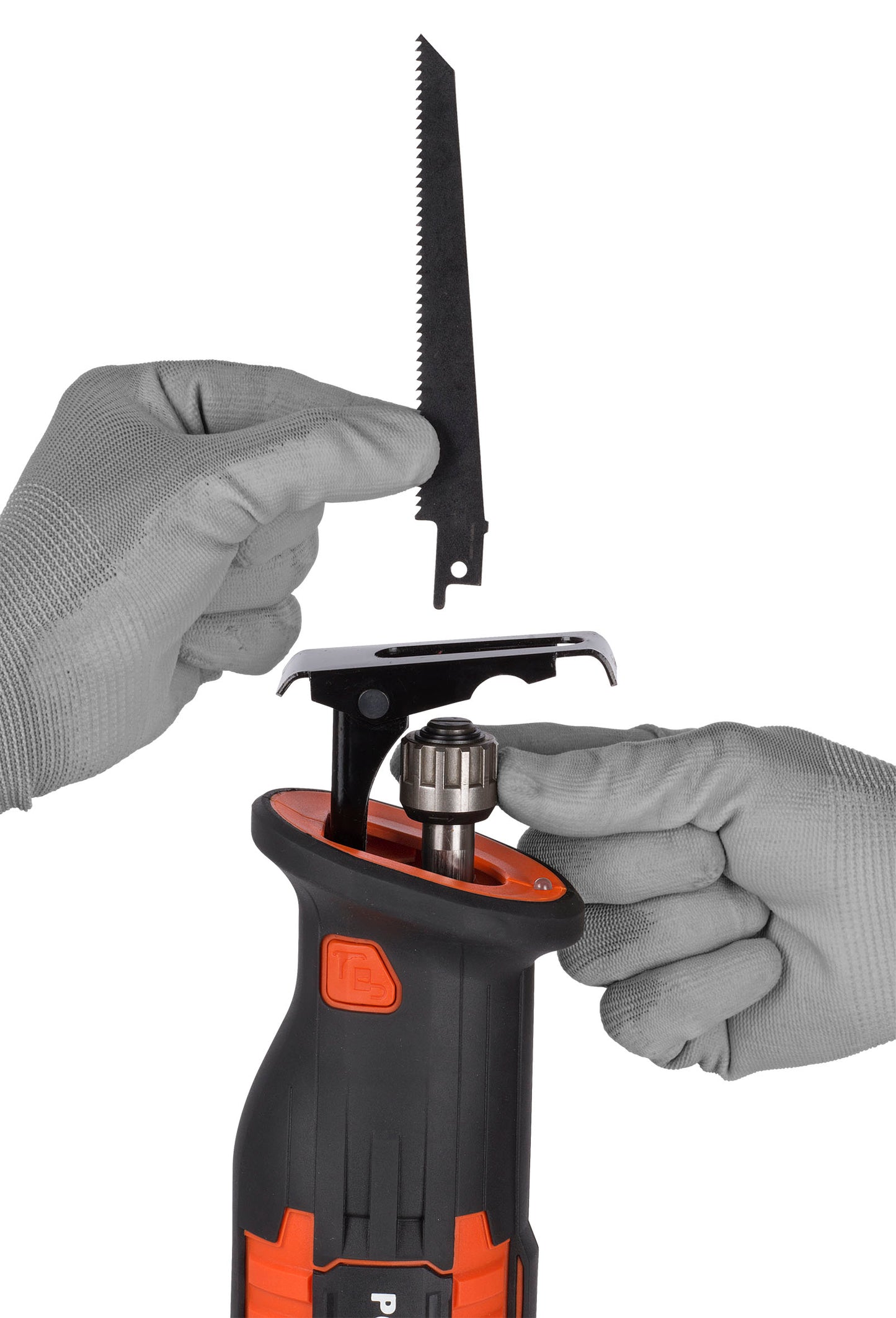 Dual Power - 20V Cordless Reciprocating Saw - Orange (unit only)