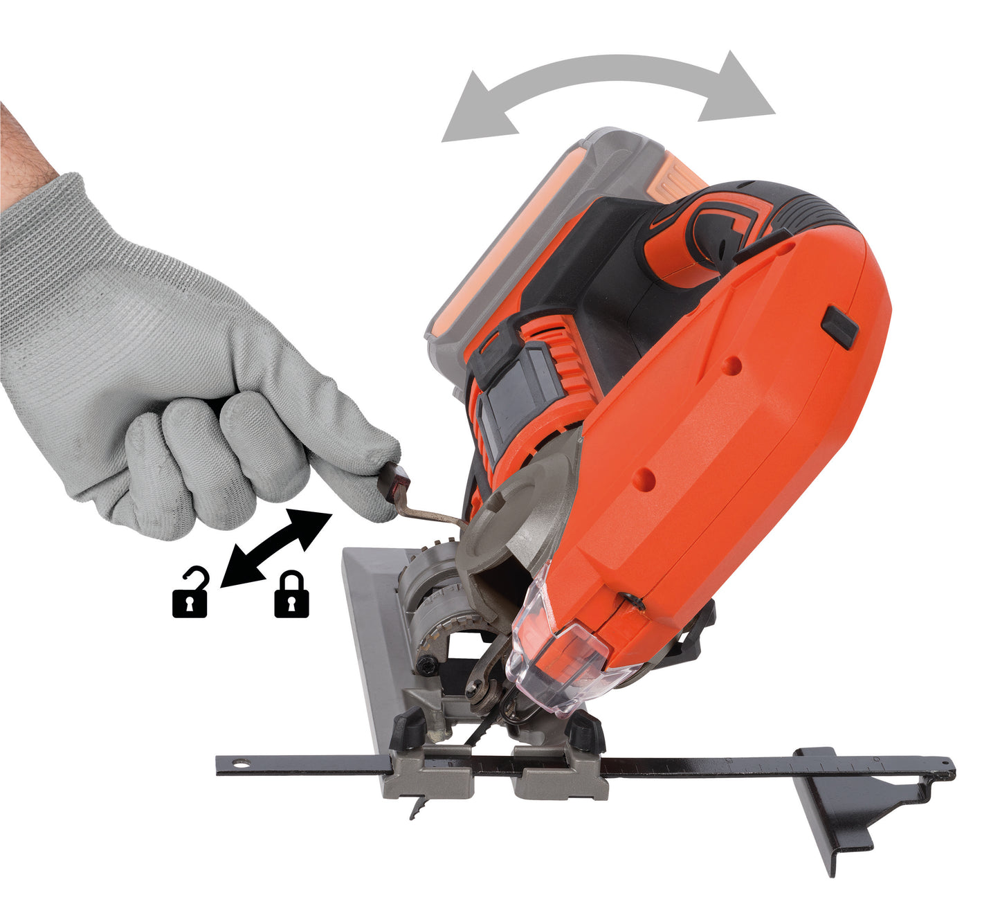 Dual Power - 20V Cordless Jigsaw - Orange (unit only)