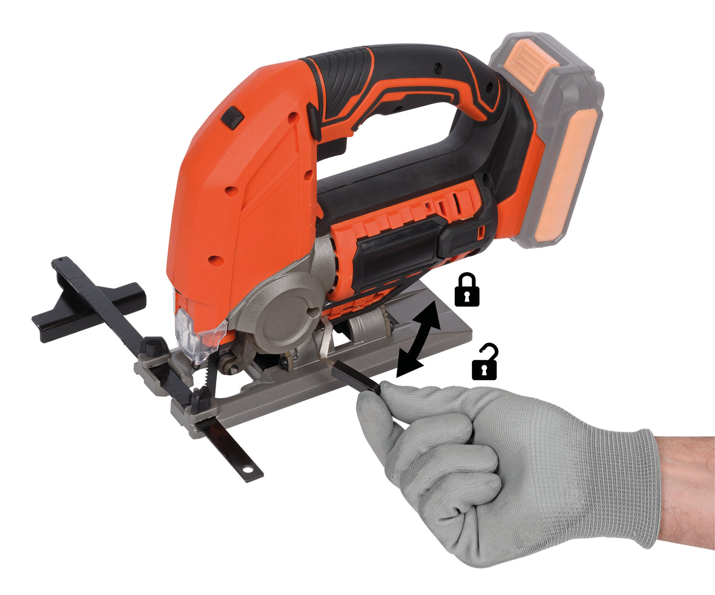Dual Power - 20V Cordless Jigsaw - Orange (unit only)