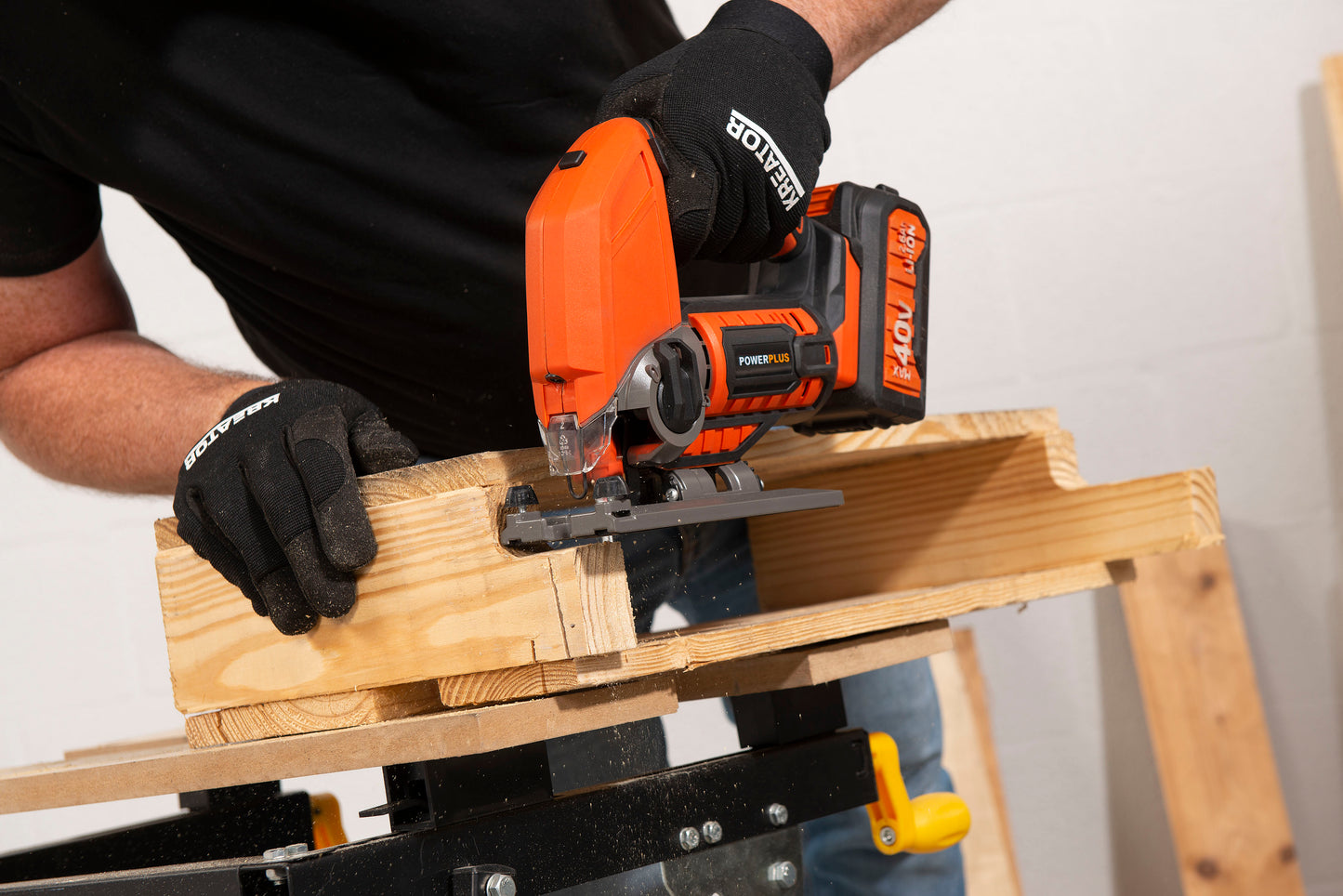 Dual Power - 20V Cordless Jigsaw - Orange (unit only)