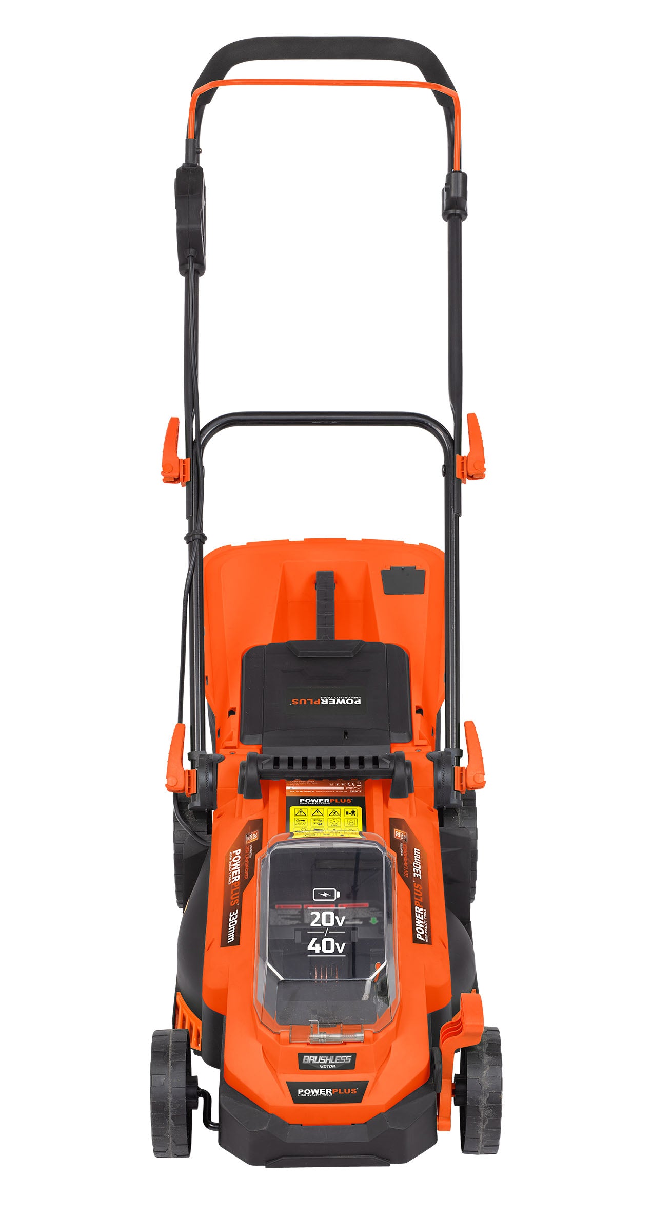 Dual Power - 20V Cordless Lawnmower Brushless - 330mm (unit only)