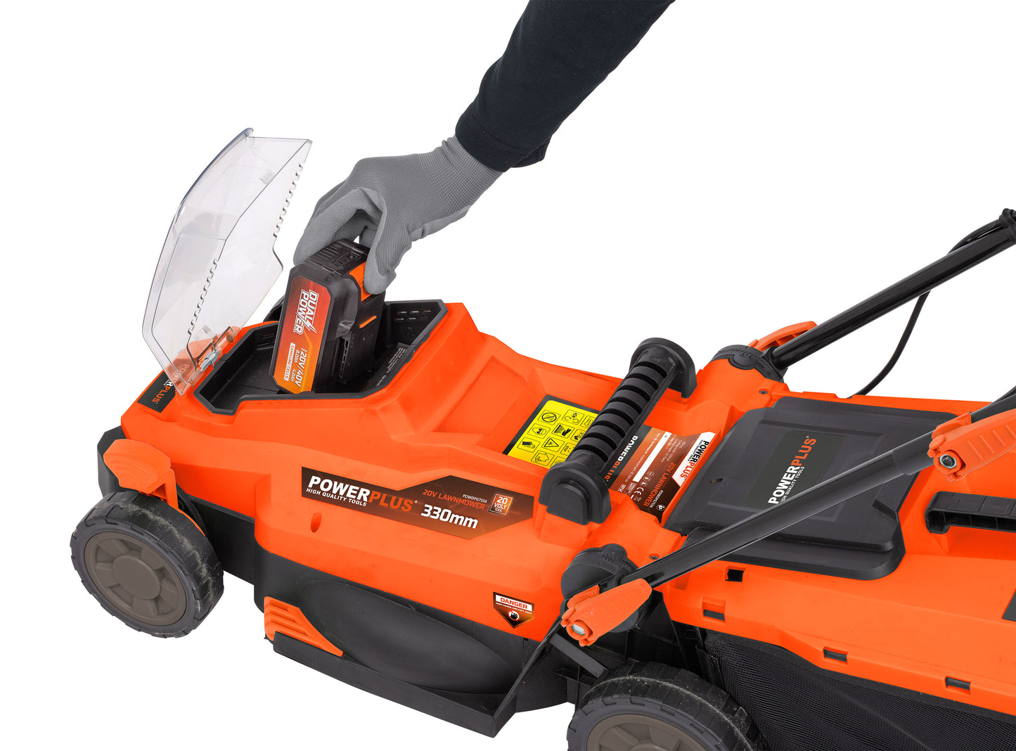 Dual Power - 20V Cordless Lawnmower Brushless - 330mm (unit only)
