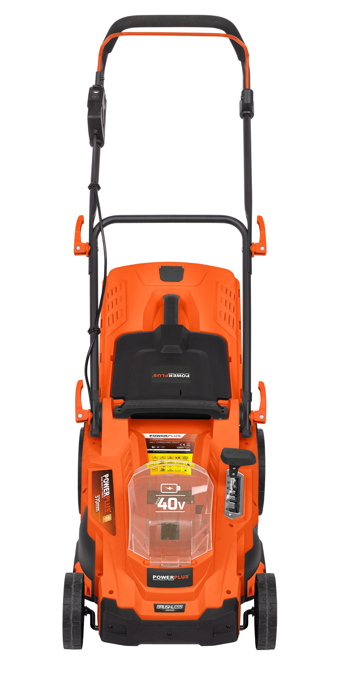Dual Power - 40V Cordless Lawnmower Brushless - 370mm (unit only)