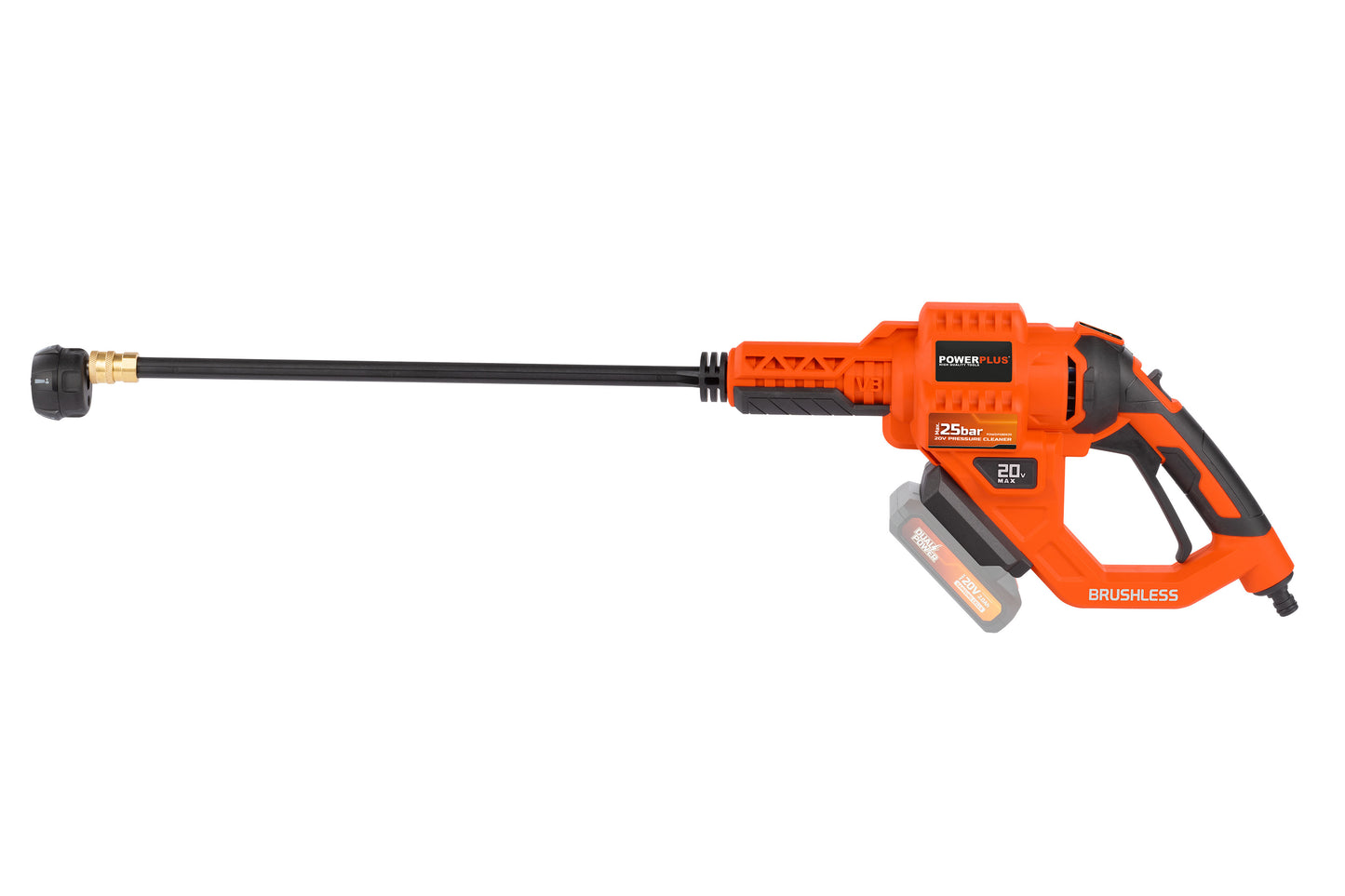 Dual Power - 20V Cordless High Pressure Cleaner - 25bar (unit only)