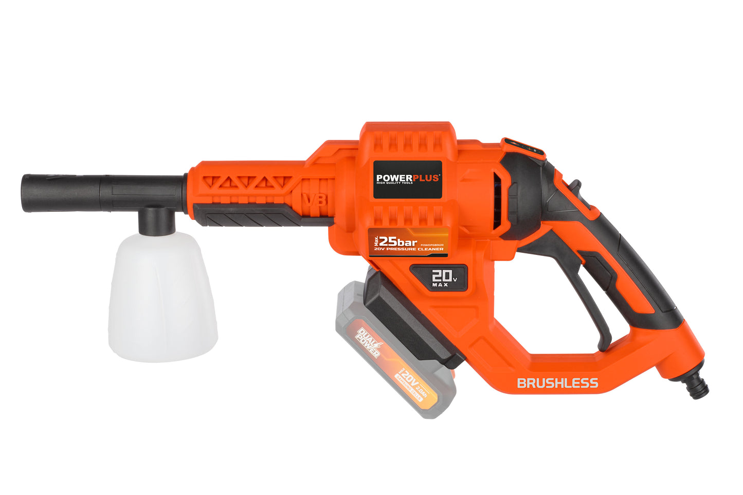 Dual Power - 20V Cordless High Pressure Cleaner - 25bar (unit only)