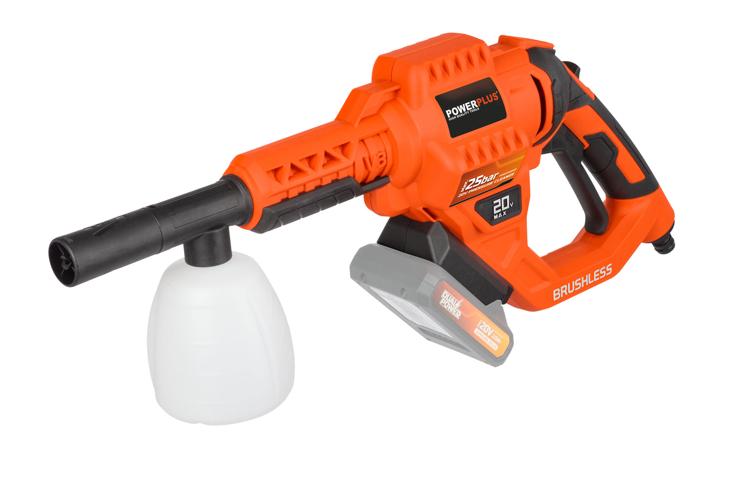 Dual Power - 20V Cordless High Pressure Cleaner - 25bar (unit only)