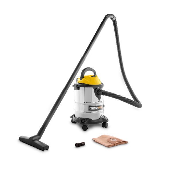 Power Plus Vacuum Cleaner wet/dry 1000W 15L RED RHINO