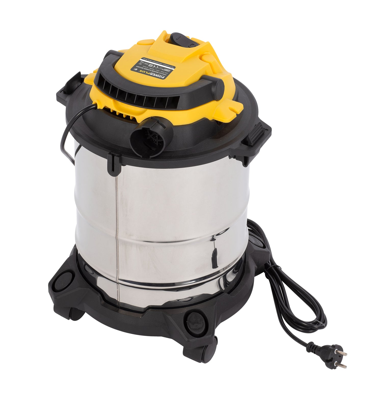 Power Plus - Vacuum Cleaner wet/dry 1000W - 15L