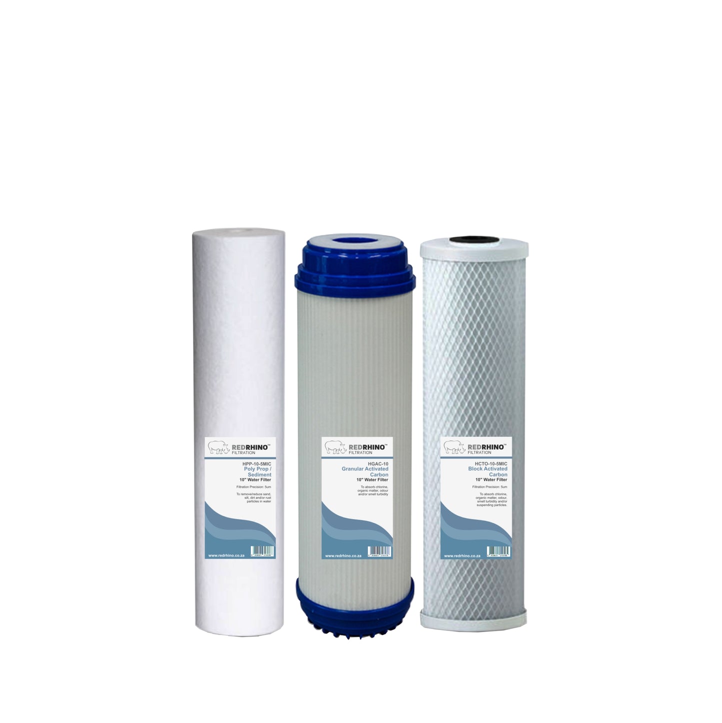 Red Rhino Filtration - 5 Stage Reverse Osmosis System - Replacement Filters