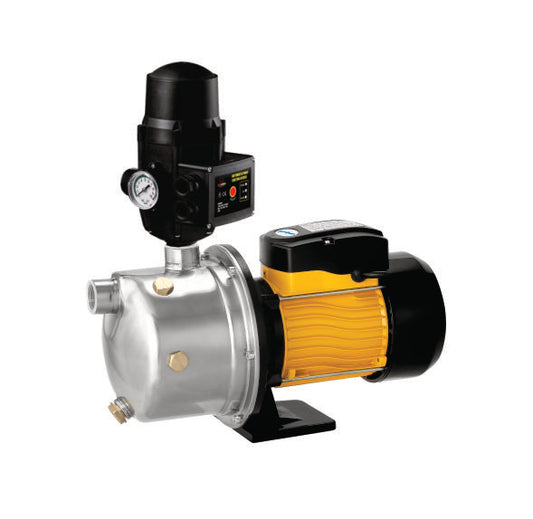 Pro-Pumps - 0.75 KW SS Jet Pump + Controller Booster Set - 70L/min