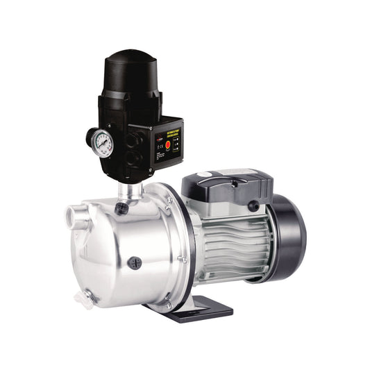 Pro-Pumps - 0.75 KW SS Jet Pump + Controller Booster Set - 70L/min