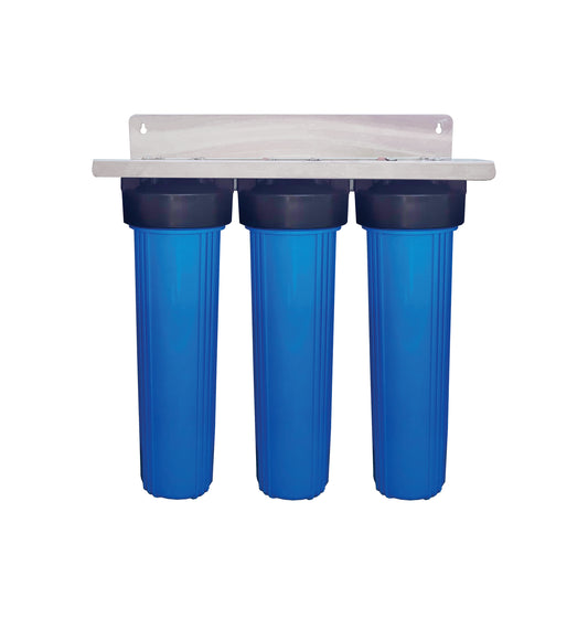 Red Rhino Filtration - Triple Water Filtration System - 20" Stainless Steel