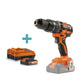 Dual Power - 20V Cordless Impact Drill Brushless - Combo