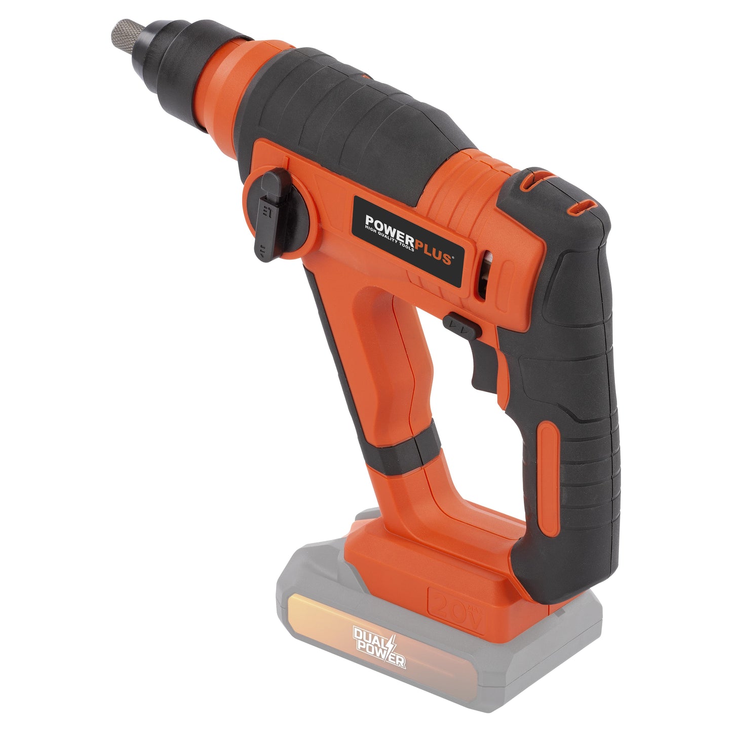 Dual Power - 20V Cordless Hammer Drill - Orange (unit only)