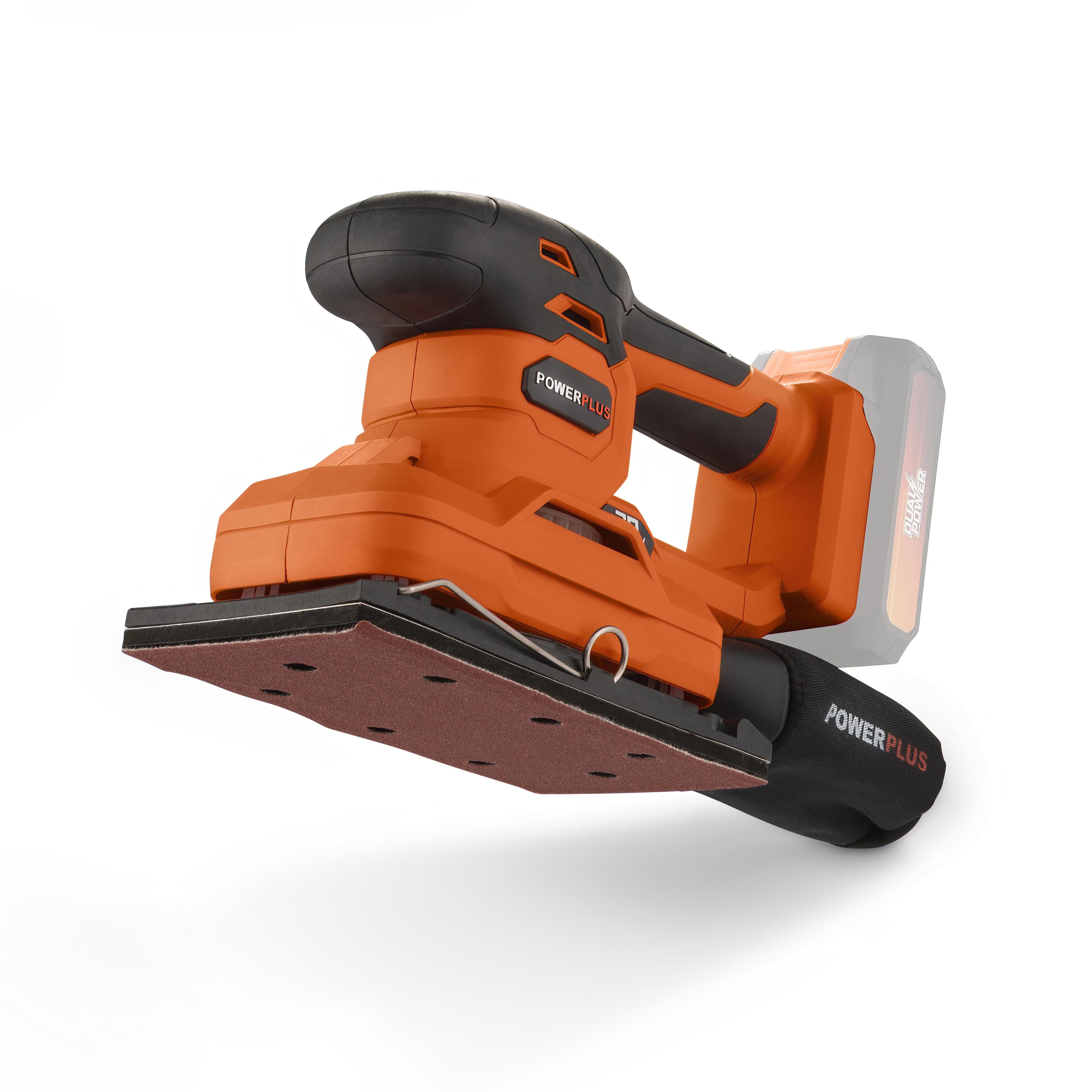 Dual Power - 20V Finishing Sander - Orange (unit only) – RED RHINO
