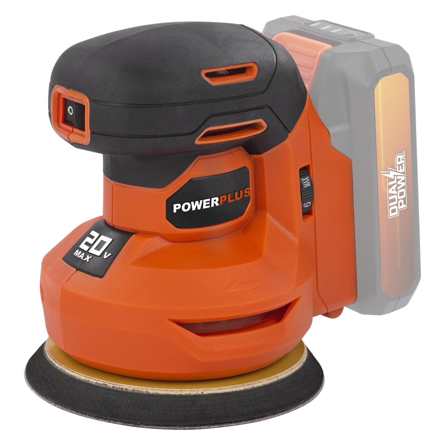 Dual Power - 20V Eccentric Sander - Drill Combo