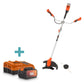 Dual Power - 40V Cordless Brushcutter Brushless - 320mm Combo