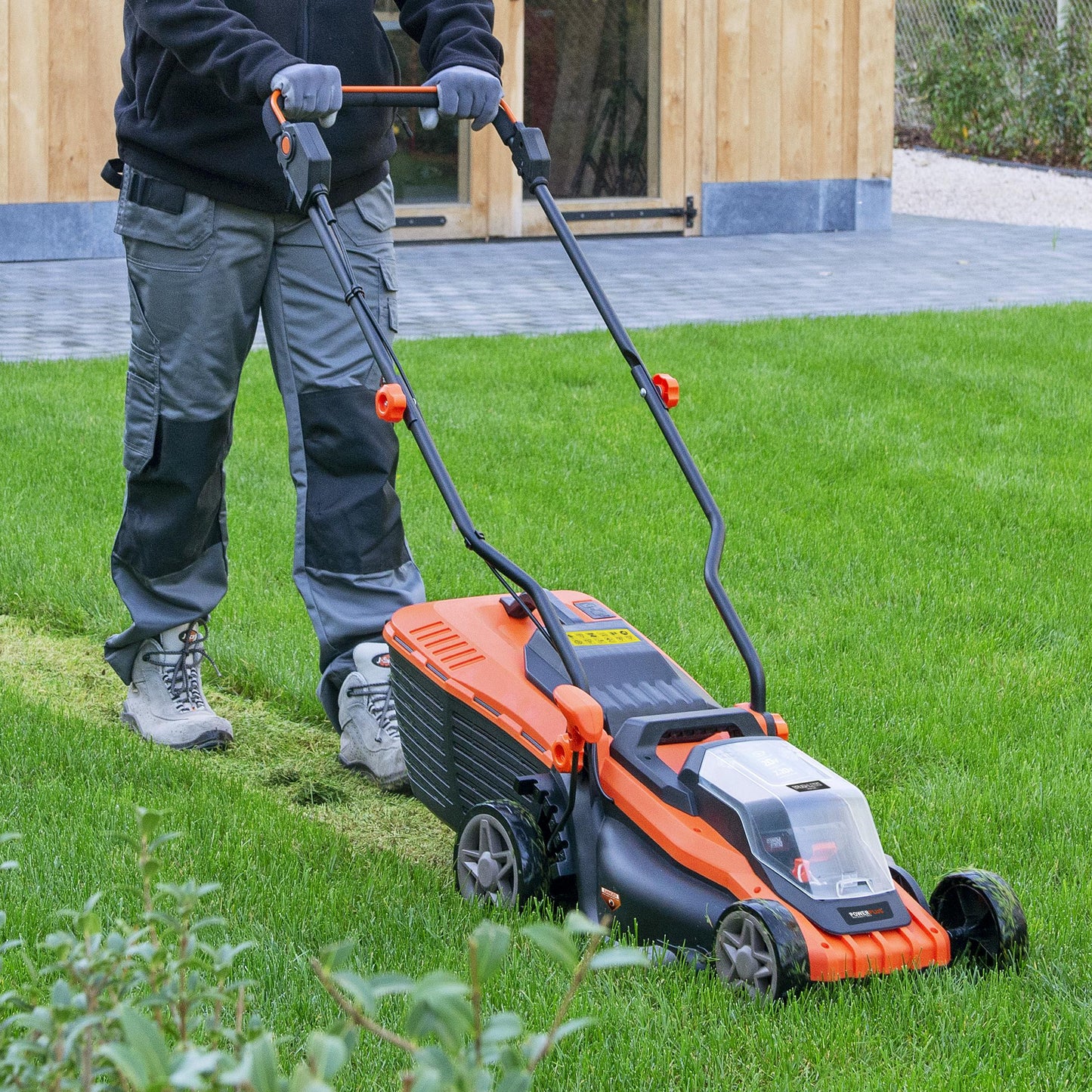 Dual Power - 20V Cordless Lawnmower Brushless - 340mm Combo