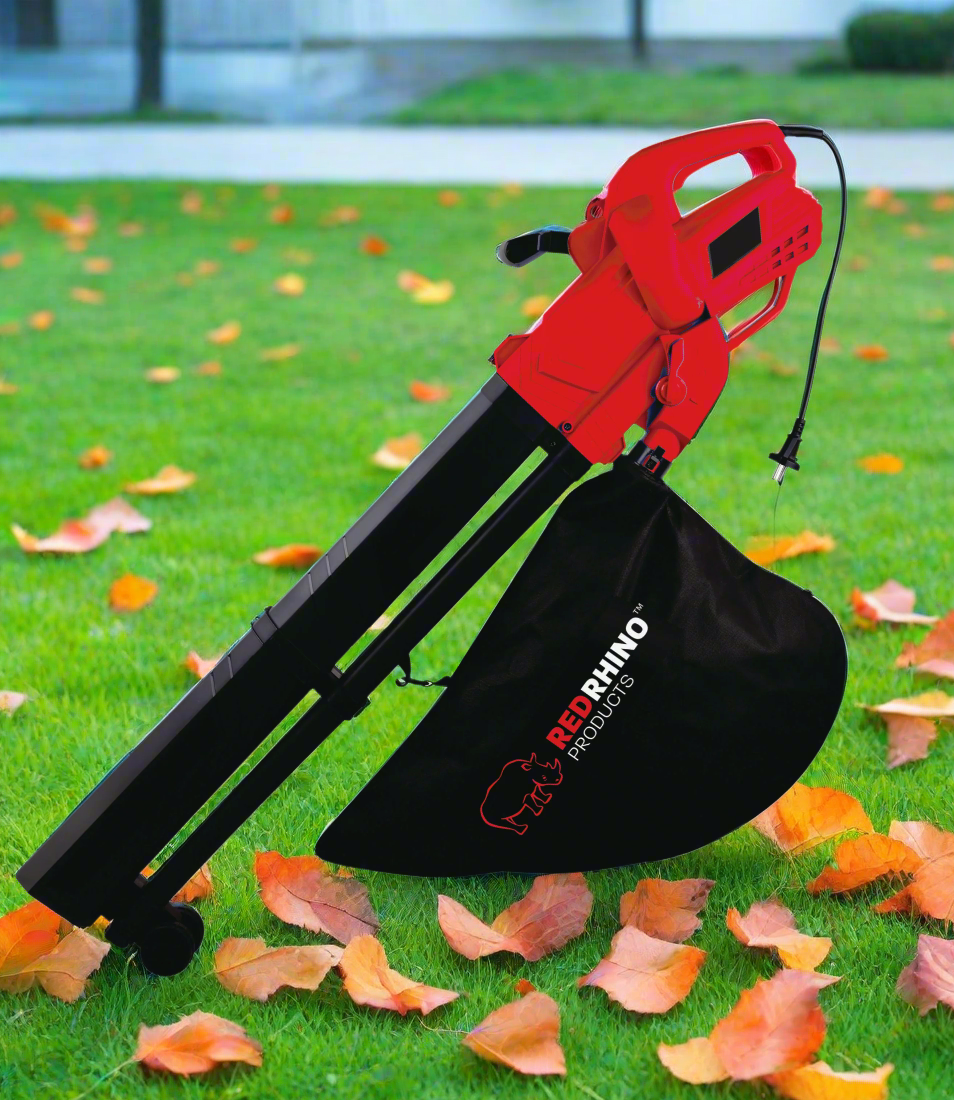 Red Rhino - 3300w Leaf Blower and Vacuum - Electric