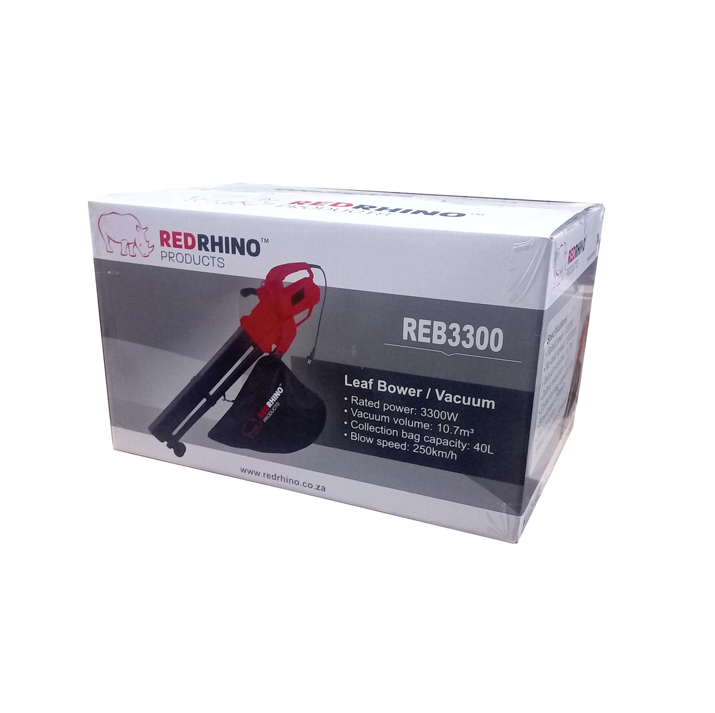Red Rhino - 3300w Leaf Blower and Vacuum - Electric
