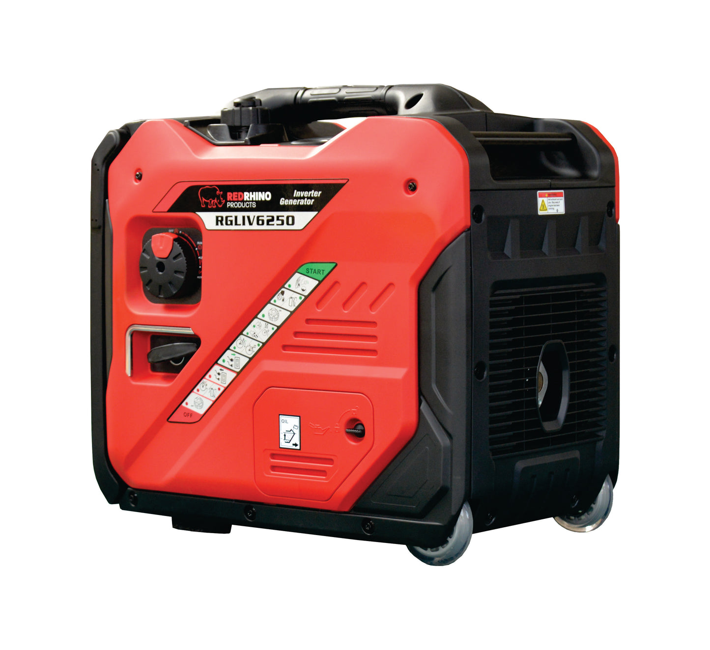 Red Rhino - 5.5kW Dual Fuel Inverter Generator - 6.2KVA