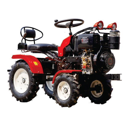 Red Rhino - 7.2kW Diesel 4-Wheel Tiller - 10Hp