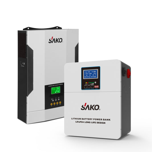 SAKO - 3.5kW Solar Inverter - Off Grid Combo