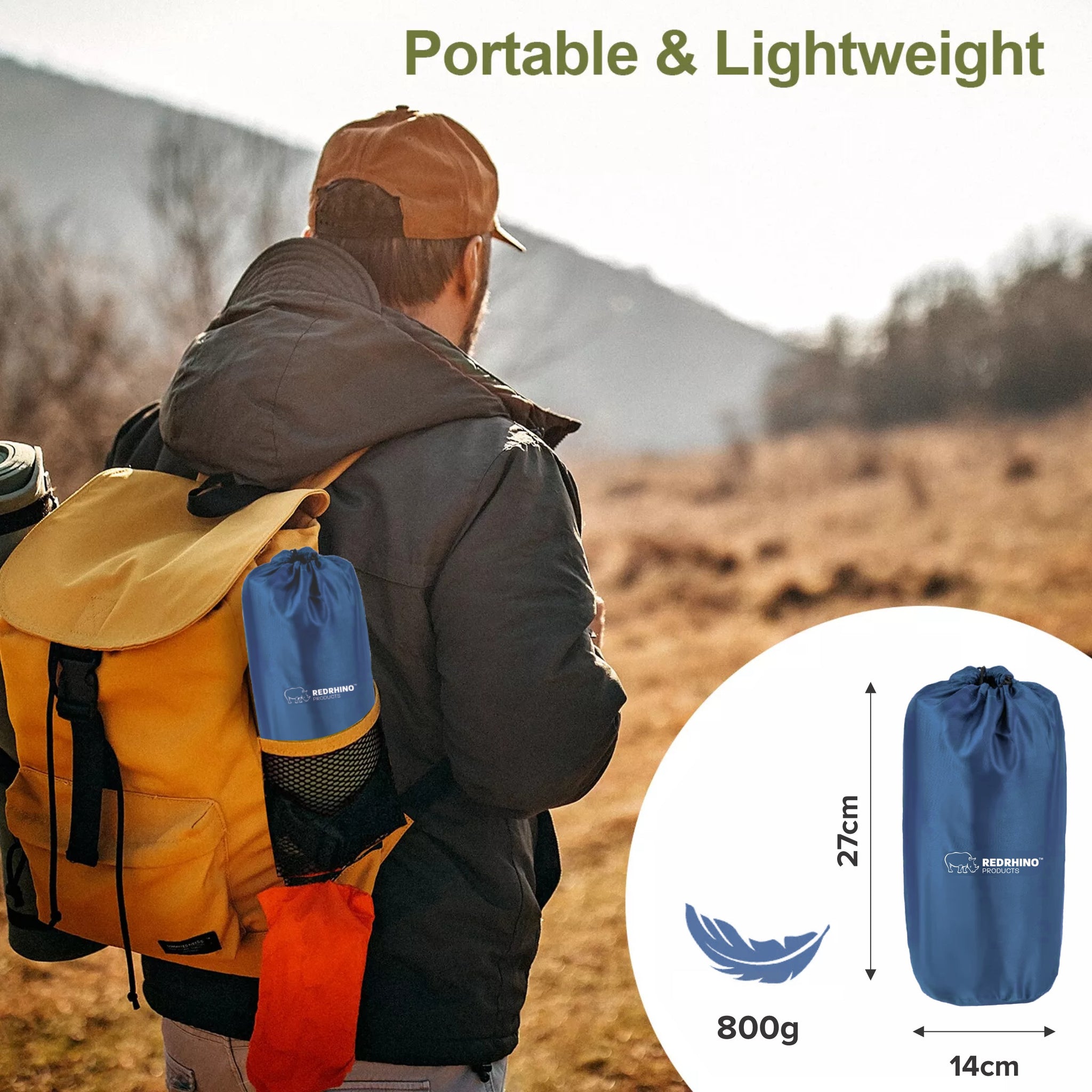 Red Rhino - Inflatable Sleeping Pad - Compact