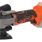 Dual Power - 20V Cordless Oscillating Multi Tool - 6 Speed Combo