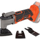 Dual Power - 20V Cordless Oscillating Multi Tool - 6 Speed Combo