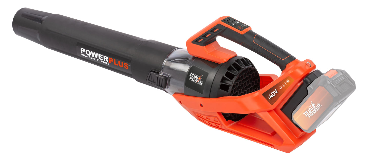 Dual Power - 40V Cordless Leaf Blower Brushless - 200km/h (unit only)