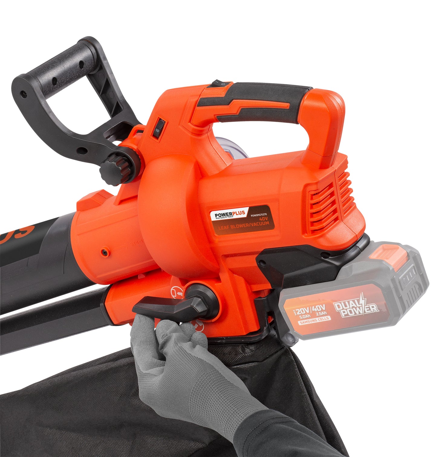 Dual Power - 40V Cordless Leaf Blower/ Vacuum Brushless - 280km/h (unit only)