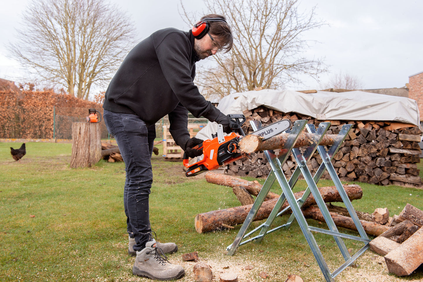 Dual Power - 20V Cordless Chainsaw - 300mm Combo