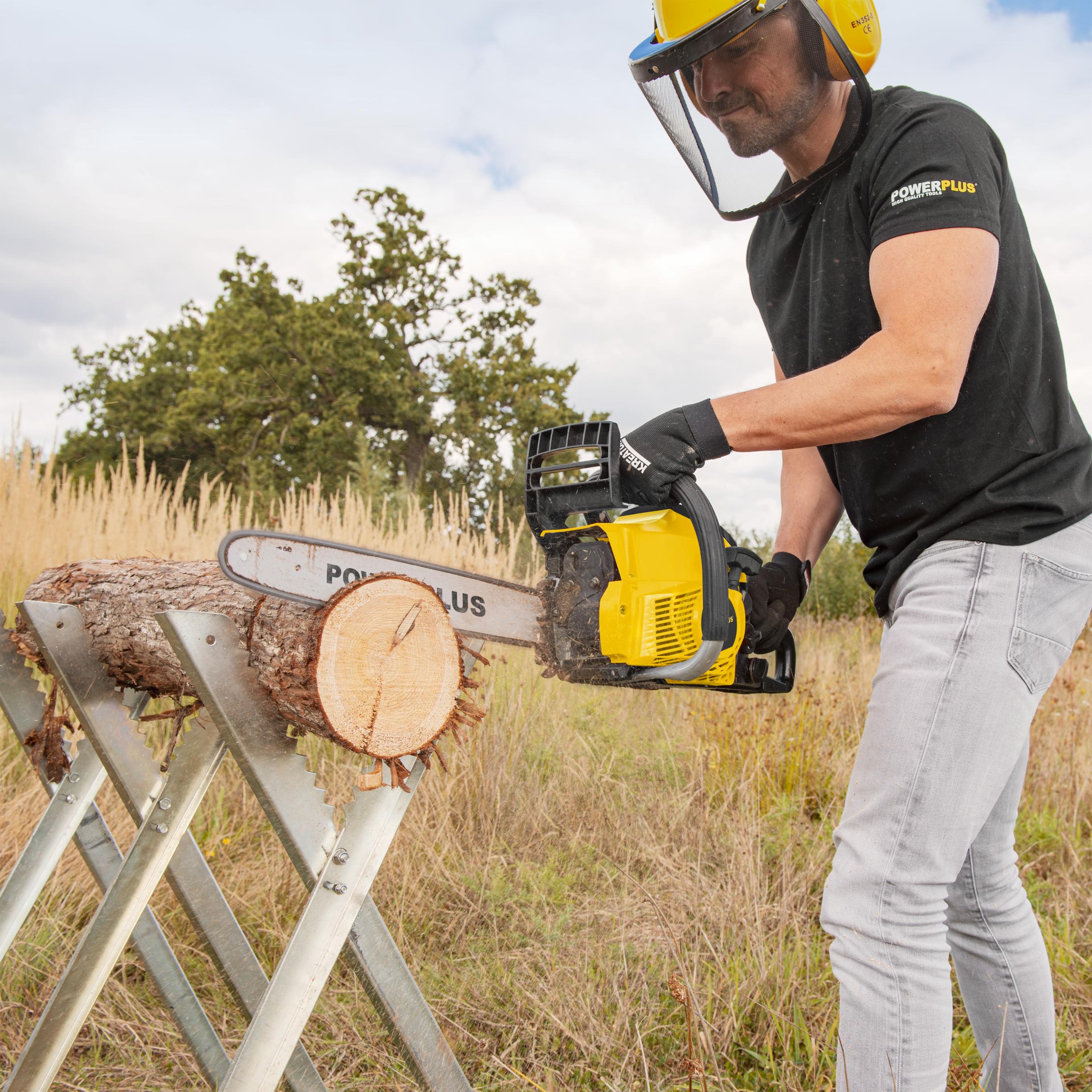 (美品)REXXAM PowerREX-S100 /27cm Power Plus Chainsaw 37.2cc | Power Tools South Africa – RED RHINO